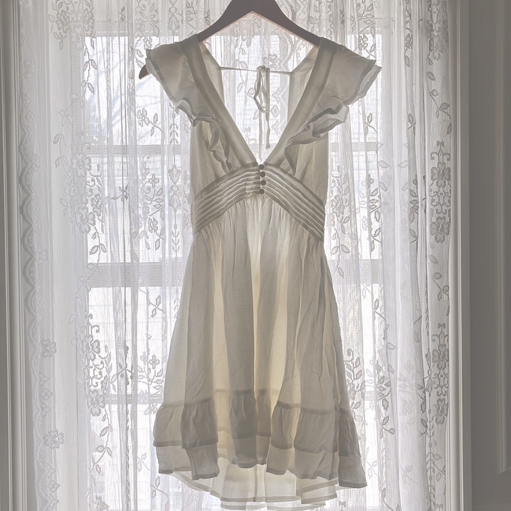 White mini Dress Shareen Collections AU.